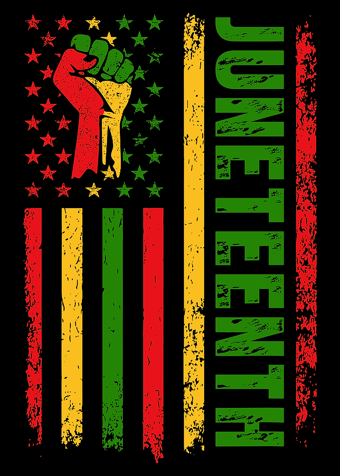 Juneteenth Pan-African Flag Design
