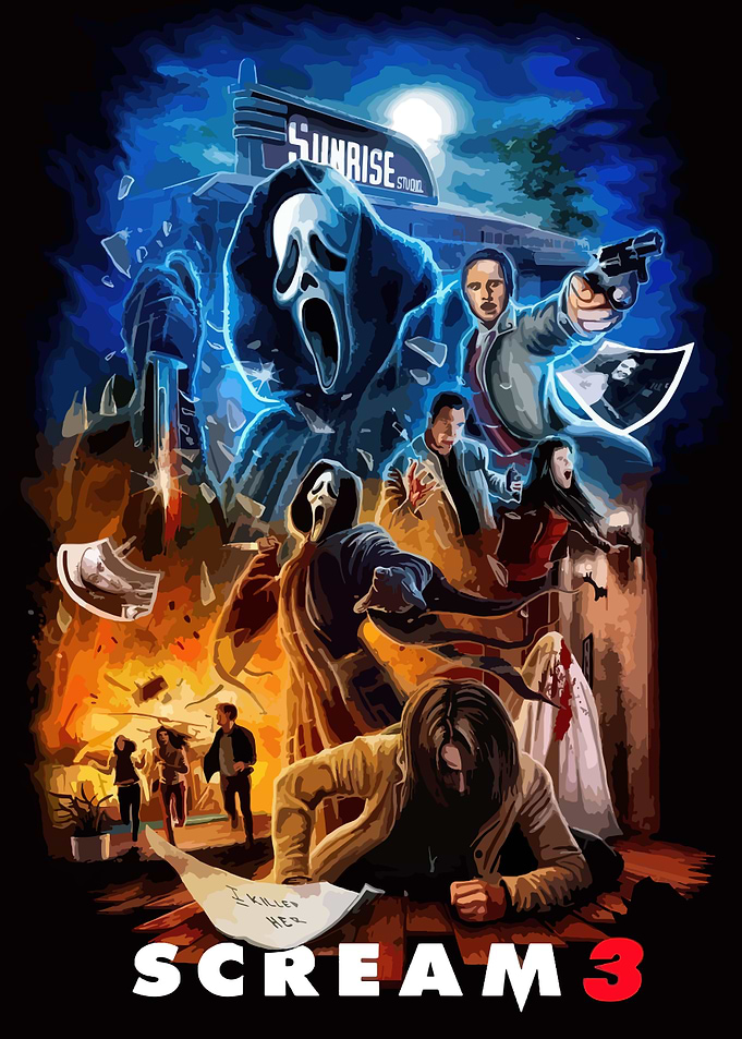 Scream 3 Movie Poster Art