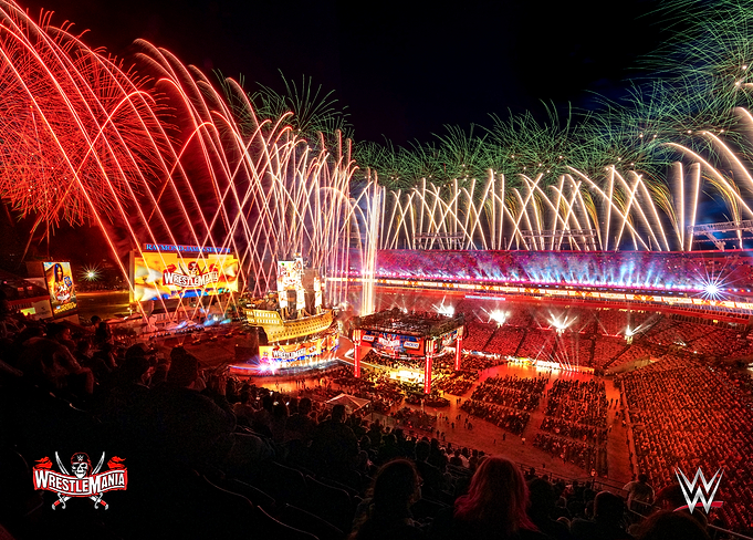 WrestleMania 37 Spectacle Under Fireworks