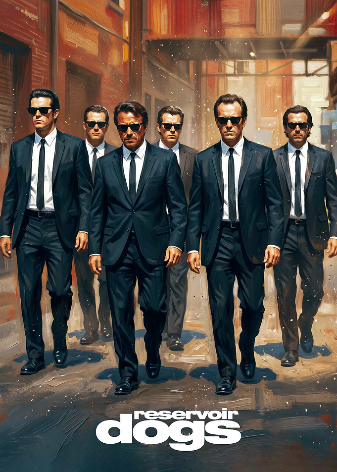 Reservoir Dogs Movie Poster Art
