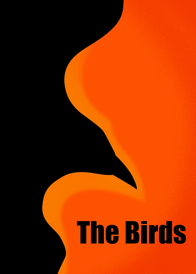 The Birds Minimalist Movie Poster