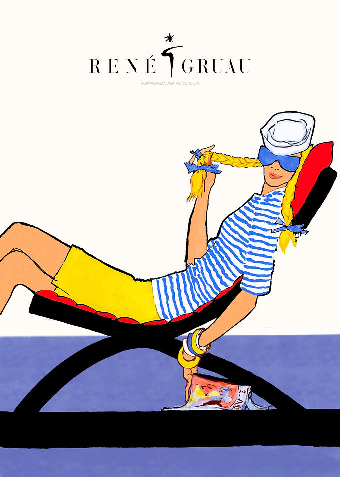 René Gruau | Modèle marin