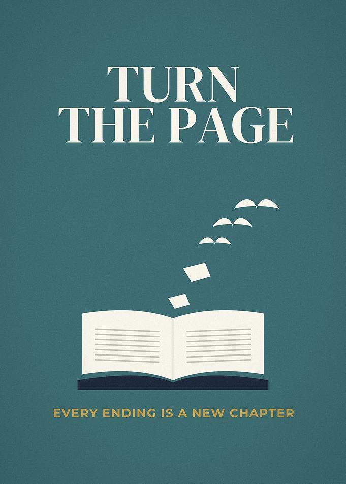 Turn The Page Flying Pages Book Poster