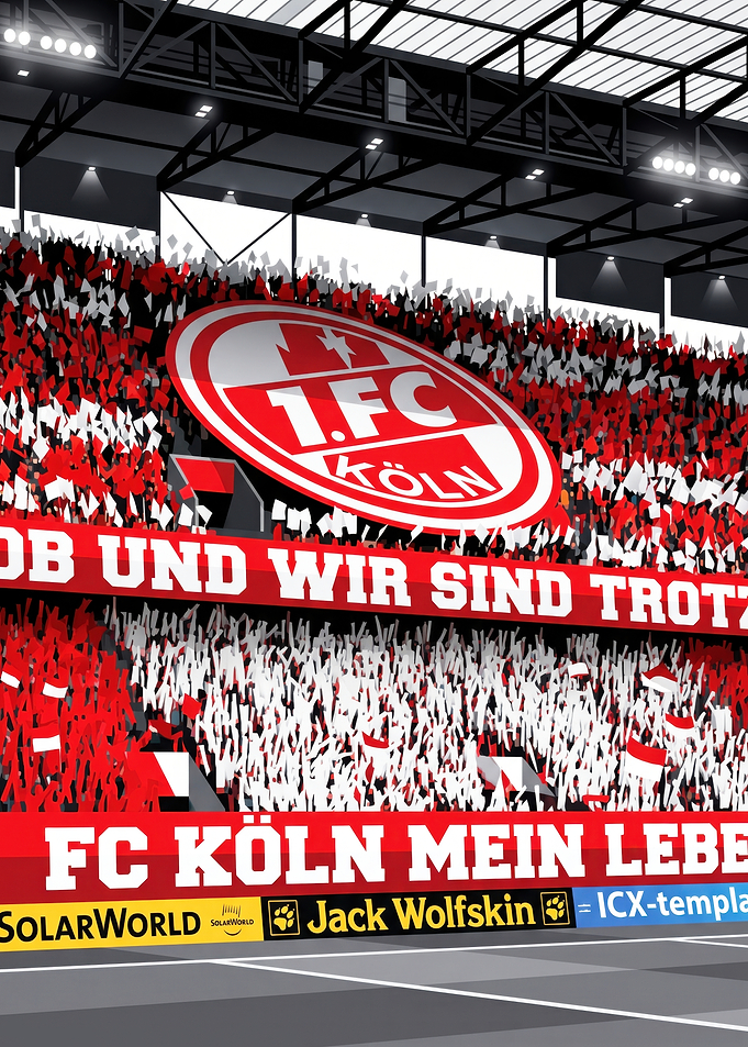 1. FC Köln Stadium Fan Crowd
