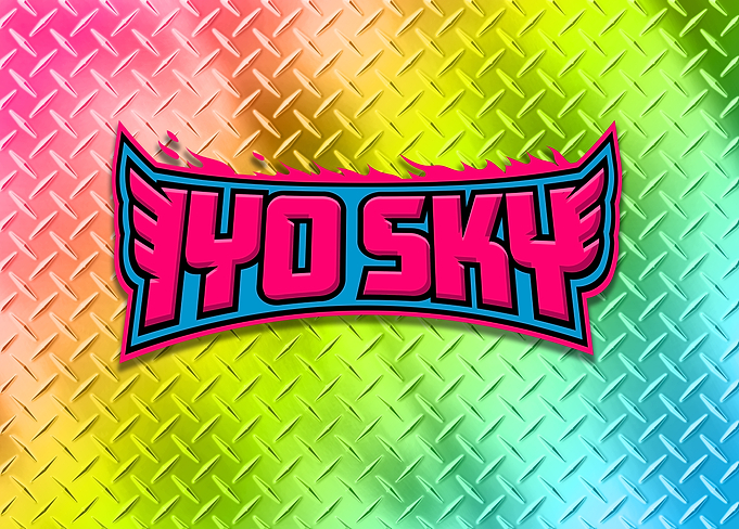 YOSKY: Vibrant, Dynamic Logo Design