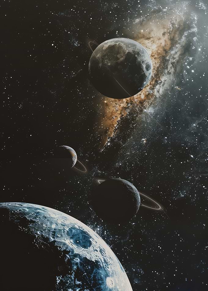 Celestial Planets in Deep Space