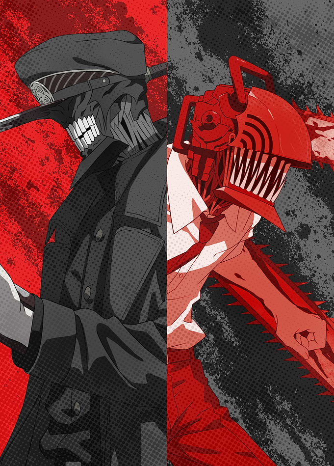 Chainsaw Man and Katana Man Showdown