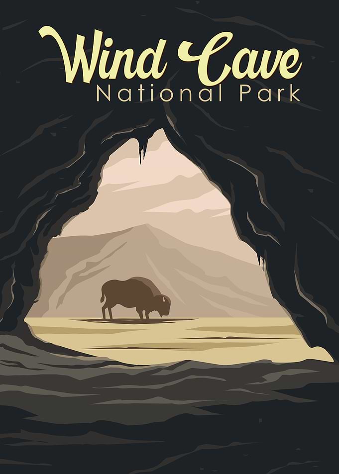 Wind Cave National Park Poster