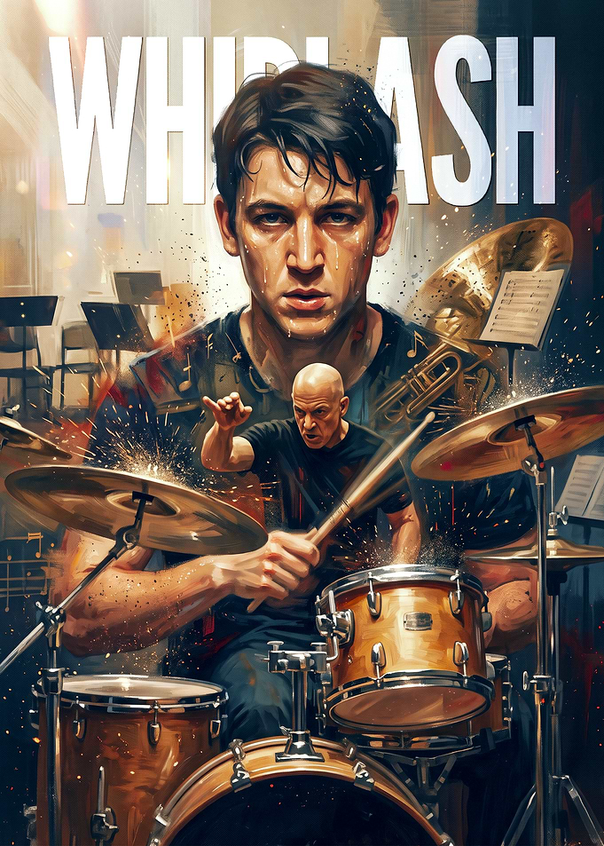 Whiplash Movie Poster Art