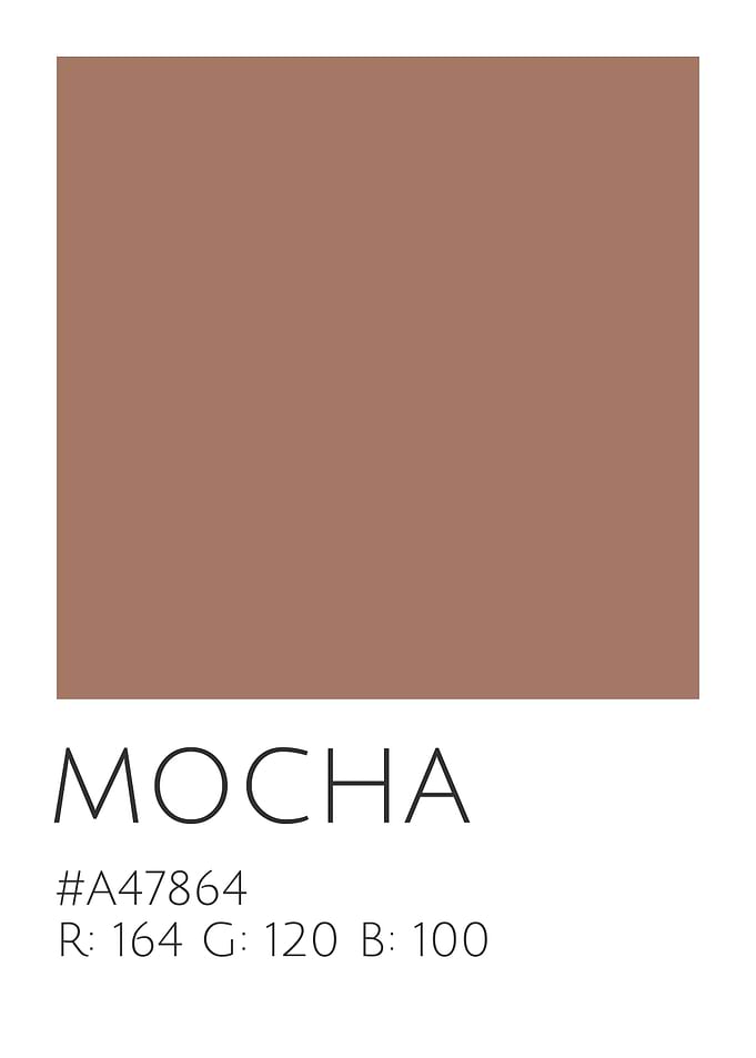 Mocha Color Palette