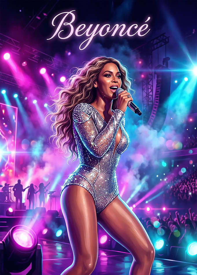 Beyoncé Live Concert Performance Art
