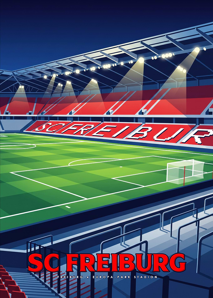 SC Freiburg Europa-Park Stadion Poster