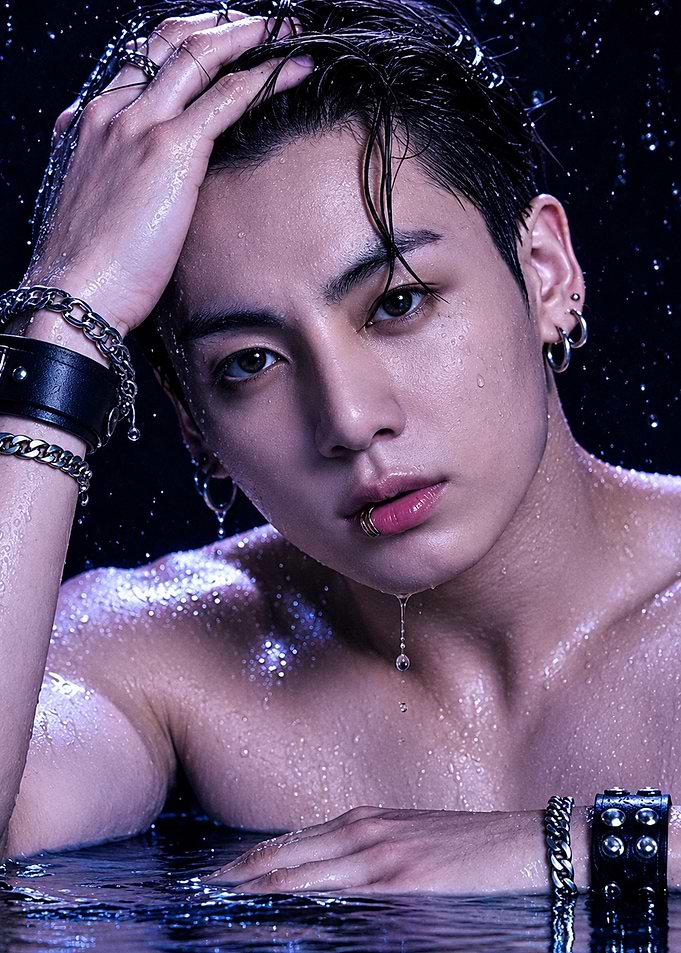 Jungkook Wet Look Portrait