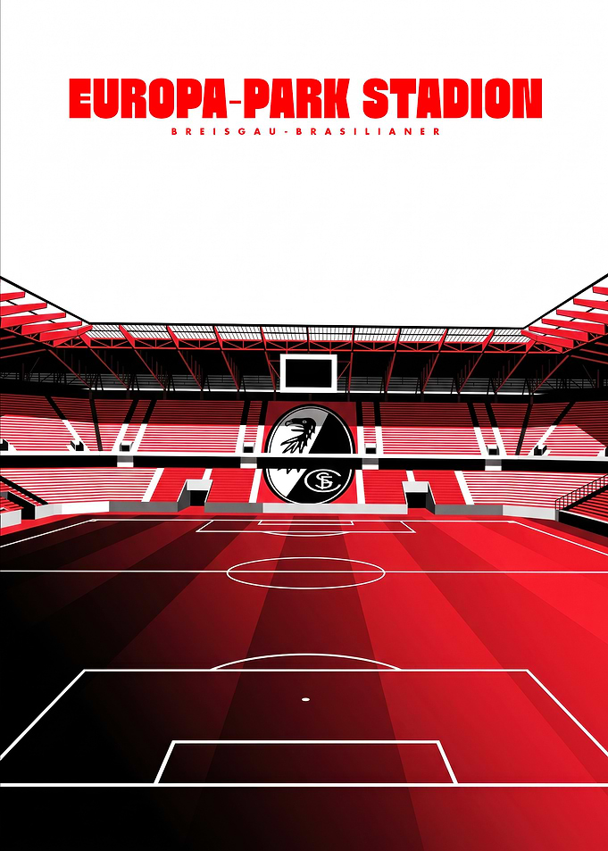 Europa-Park Stadion SC Freiburg Poster