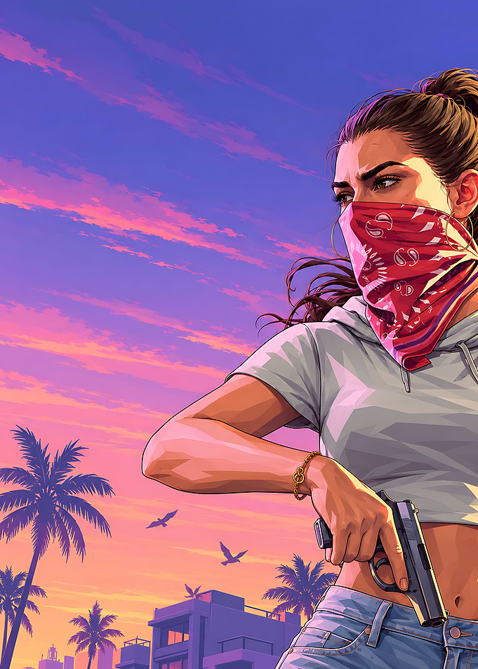 GTA VI Lucia Character Art