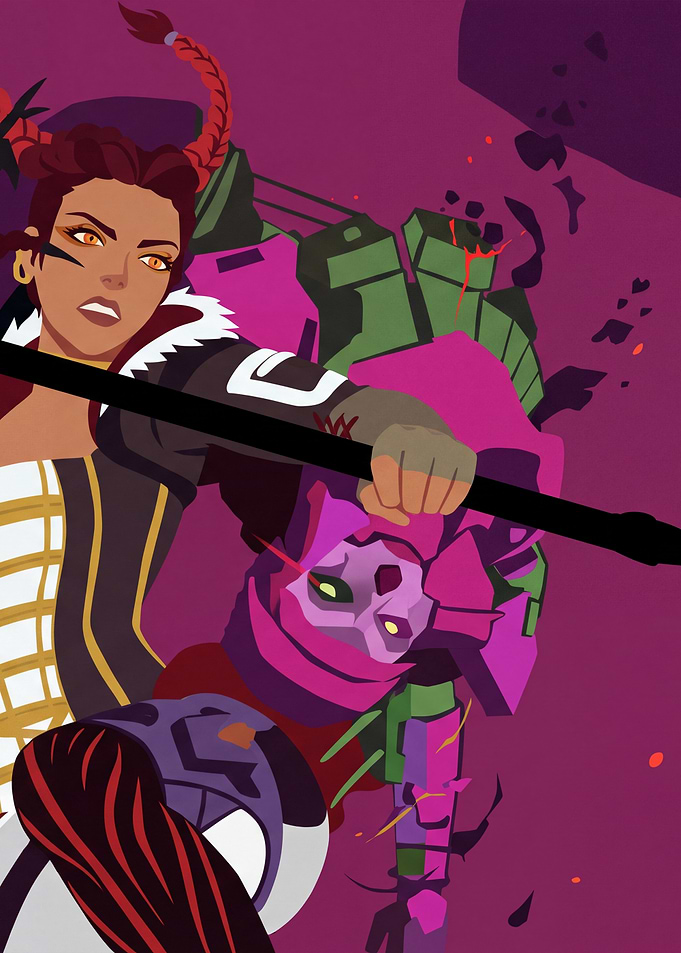 Loba and Revenant Apex Legends Art