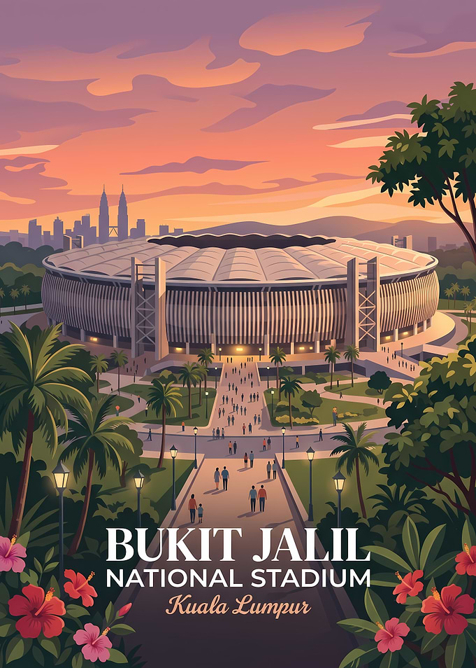 Bukit Jalil National Stadium Poster
