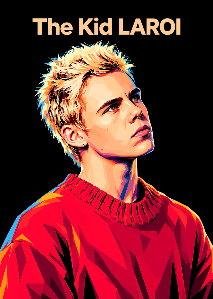 The Kid LAROI Pop Art Portrait