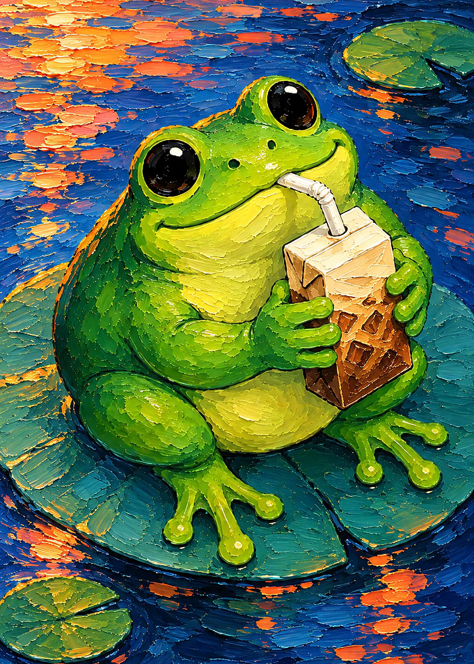Frog Twilight Pond Sips