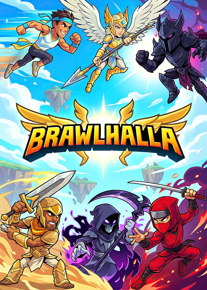 Brawlhalla Video Game Promotional Art