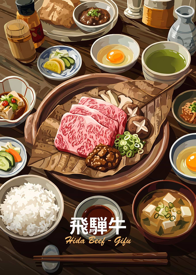 Hida Beef Hooba Miso Set