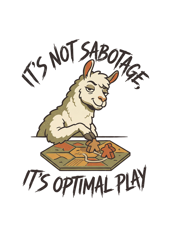 Llama Board Gamer Optimal Play