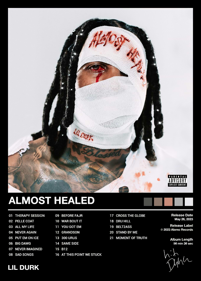Lil Durk Almost Healed Album Cover