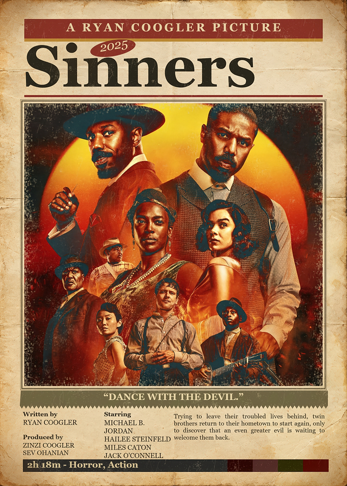 Sinners 2025 Movie Poster
