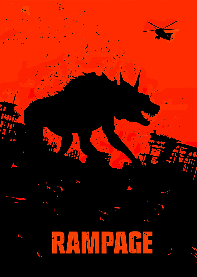 Rampage Movie Poster Art
