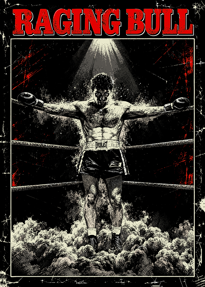 Raging Bull Boxing Movie Poster