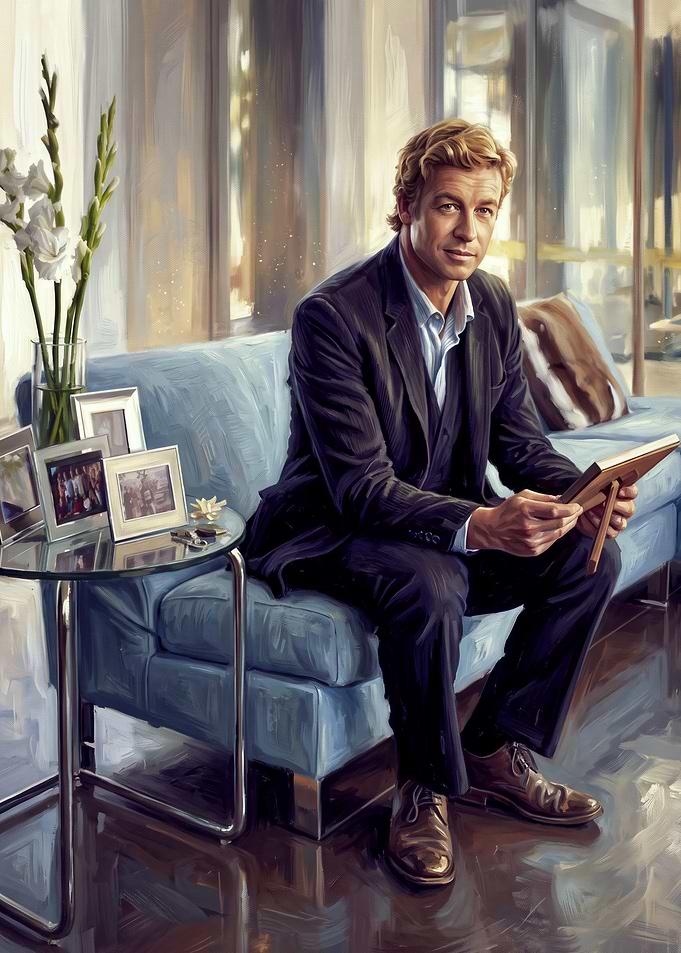 Portrait of Patrick Jane from The Mentalist