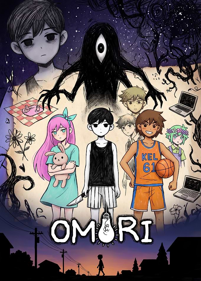 Omori Game Character Poster