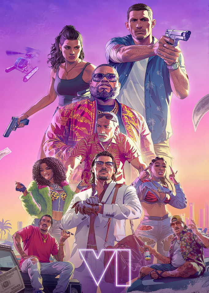 Grand Theft Auto VI Fan Art Poster