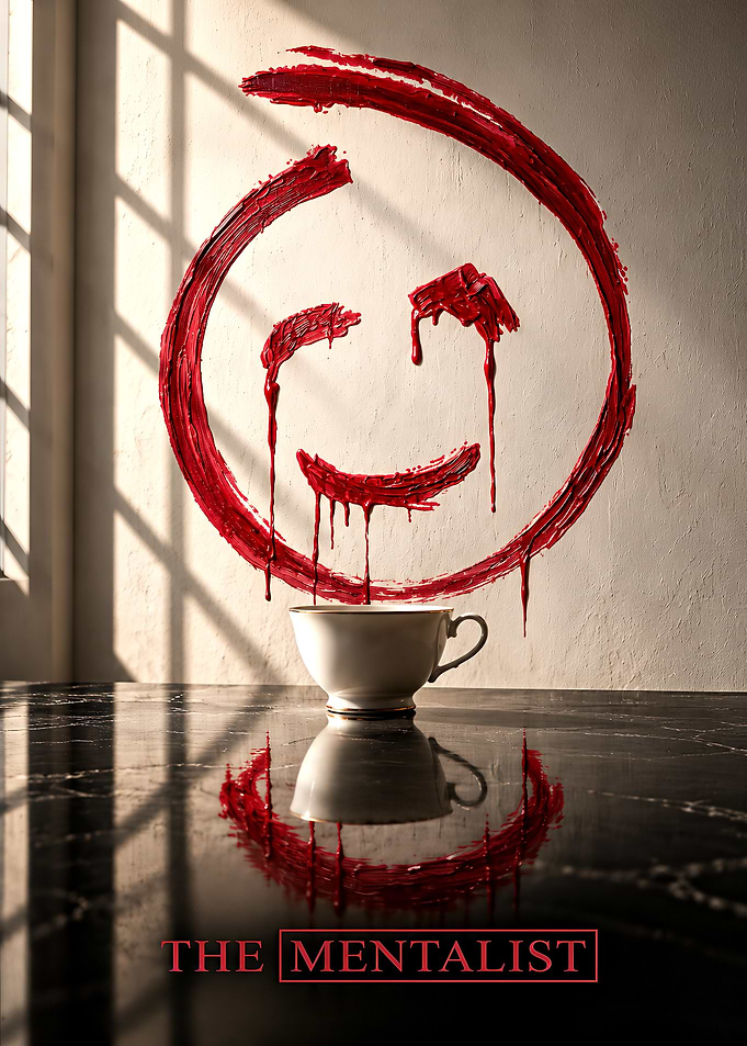 The Mentalist Red Smiley Poster