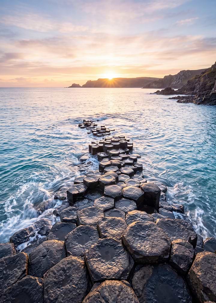 Basalt Steps into the Sea