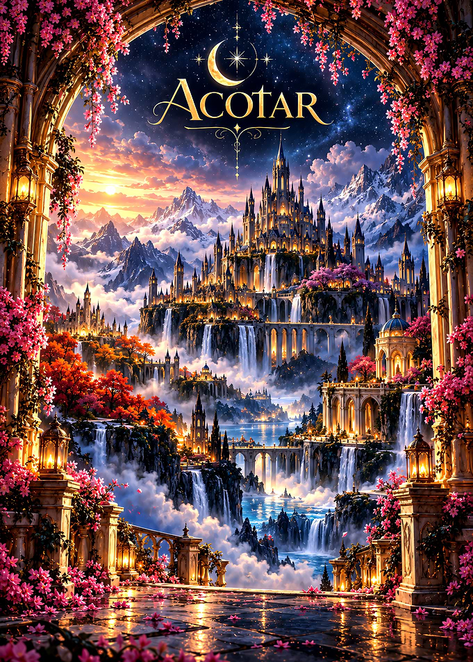 ACOTAR Fantasy Castle Landscape