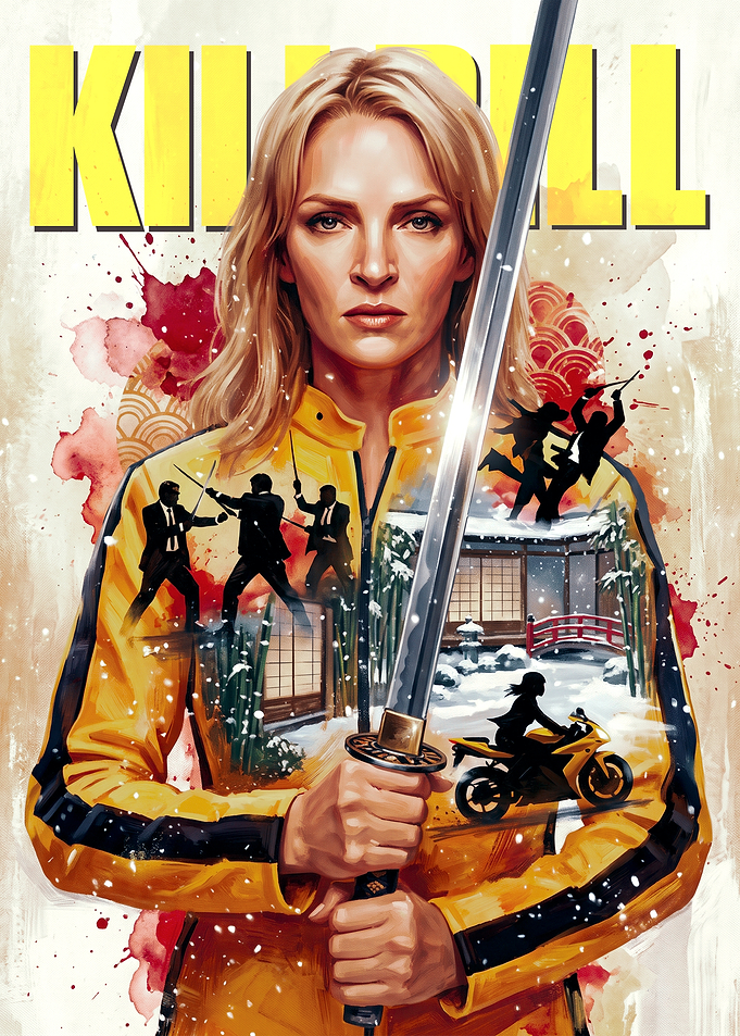 Kill Bill The Bride Poster Art