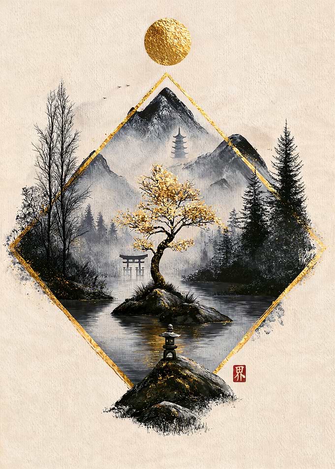 Zen Sanctuary in Gold
