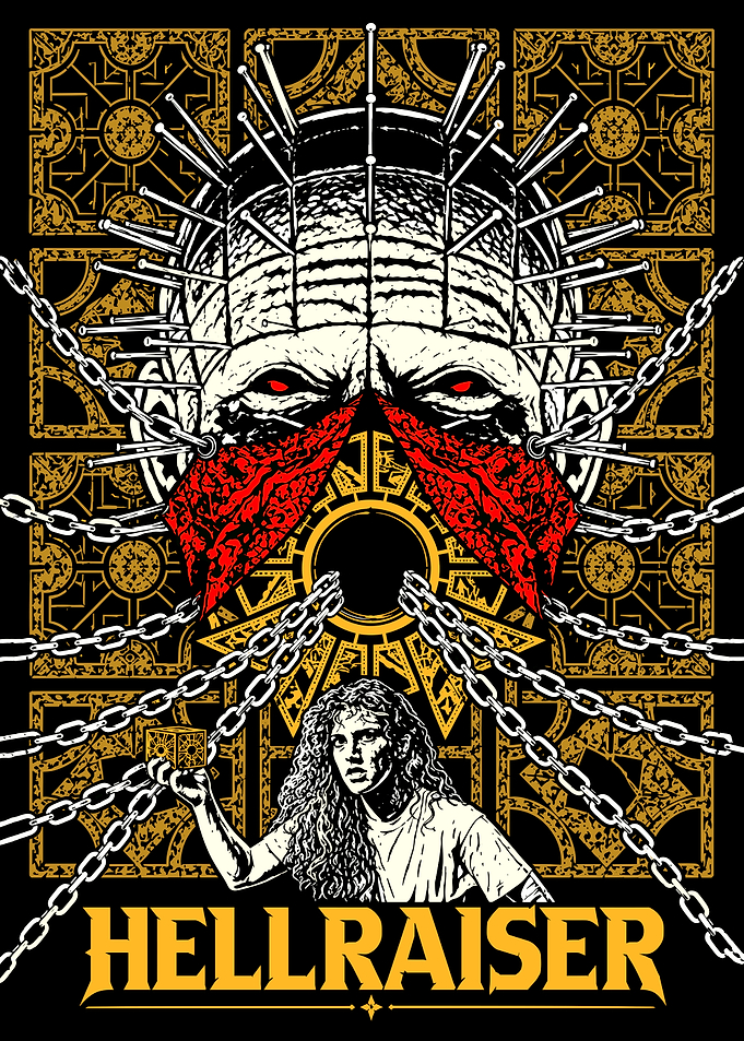 Hellraiser Pinhead and Kirsty Cotton Poster