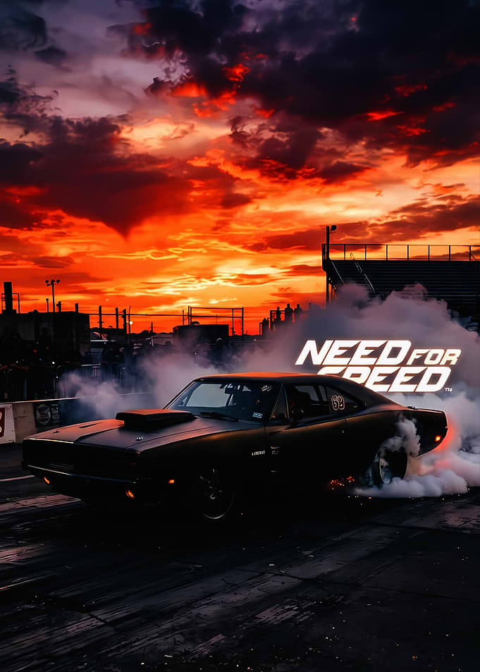 Need for Speed Muscle Car Burnout