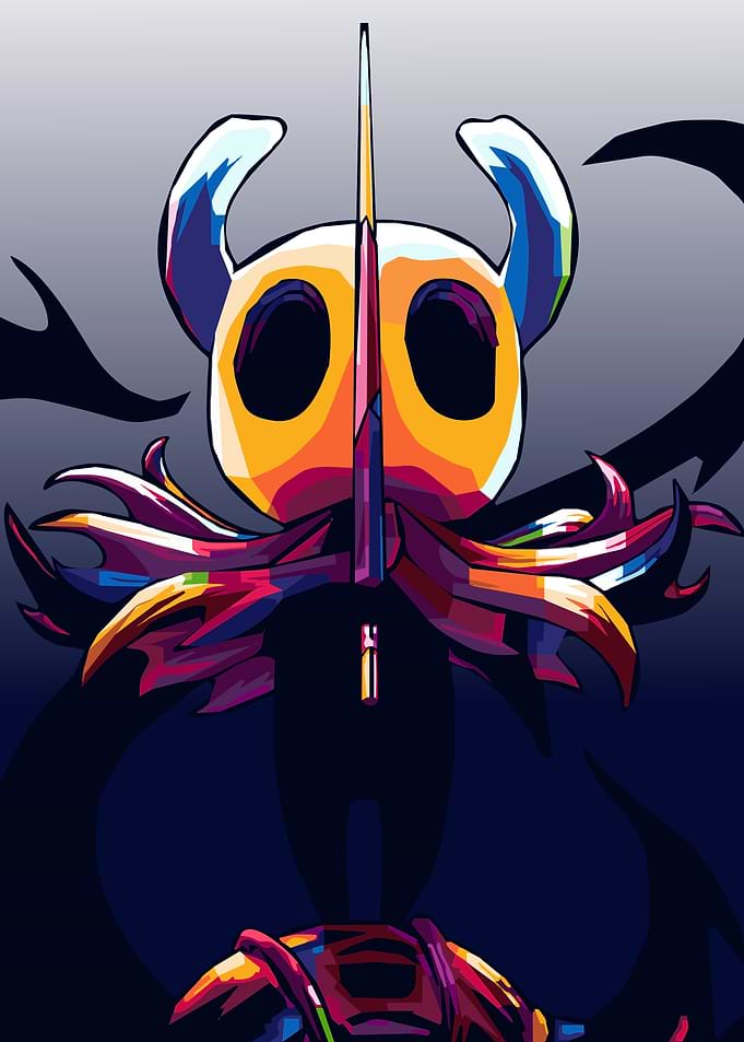 Colorful Pop Art Hollow Knight