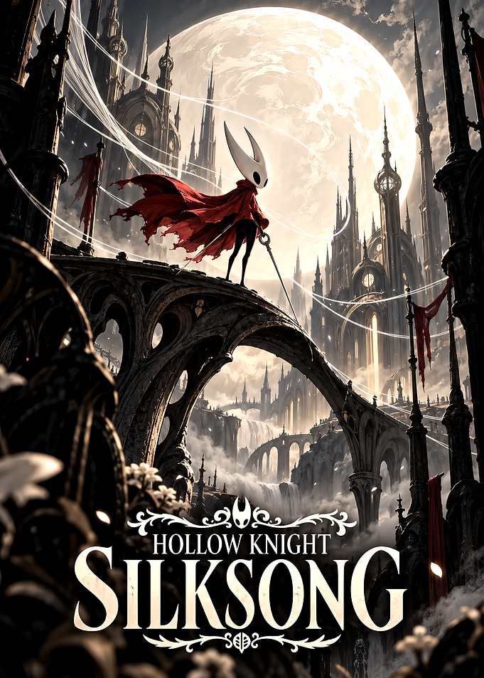 Hollow Knight Silksong Hornet Poster