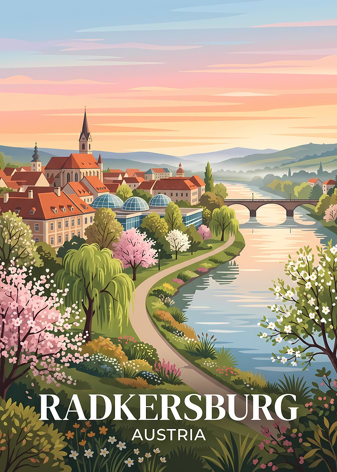 Radkersburg Austria Travel Poster