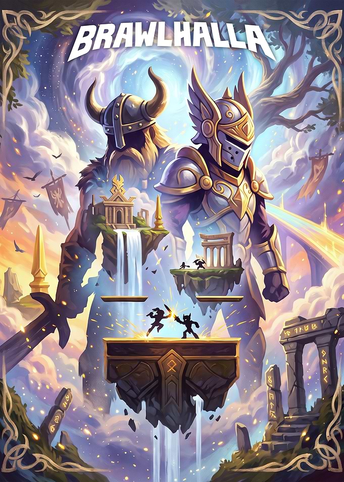 Brawlhalla Game Key Art Poster