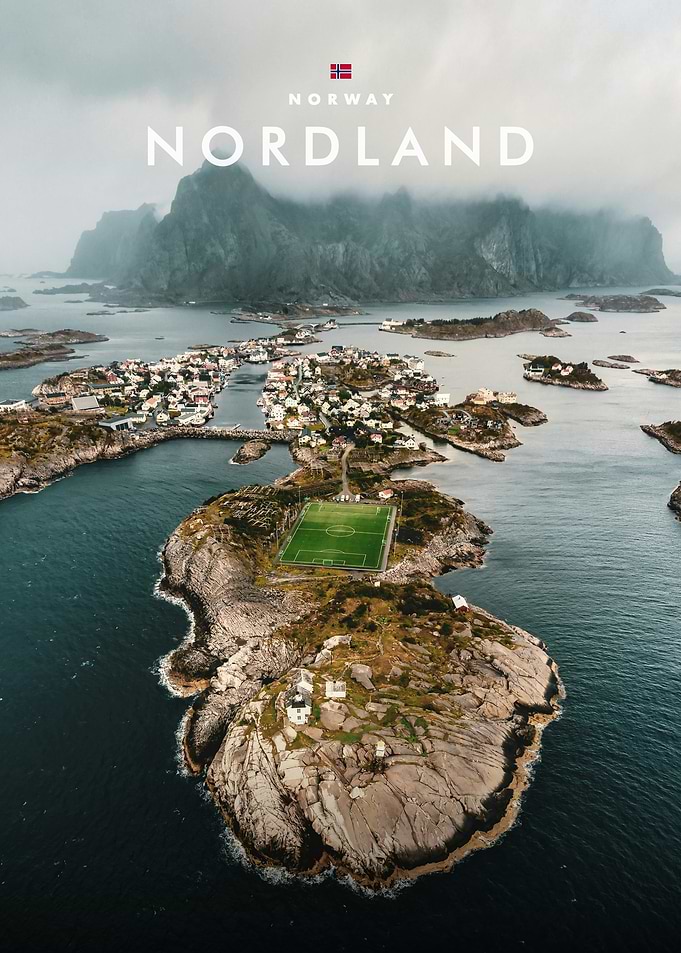 Henningsvær Football Field in Norway