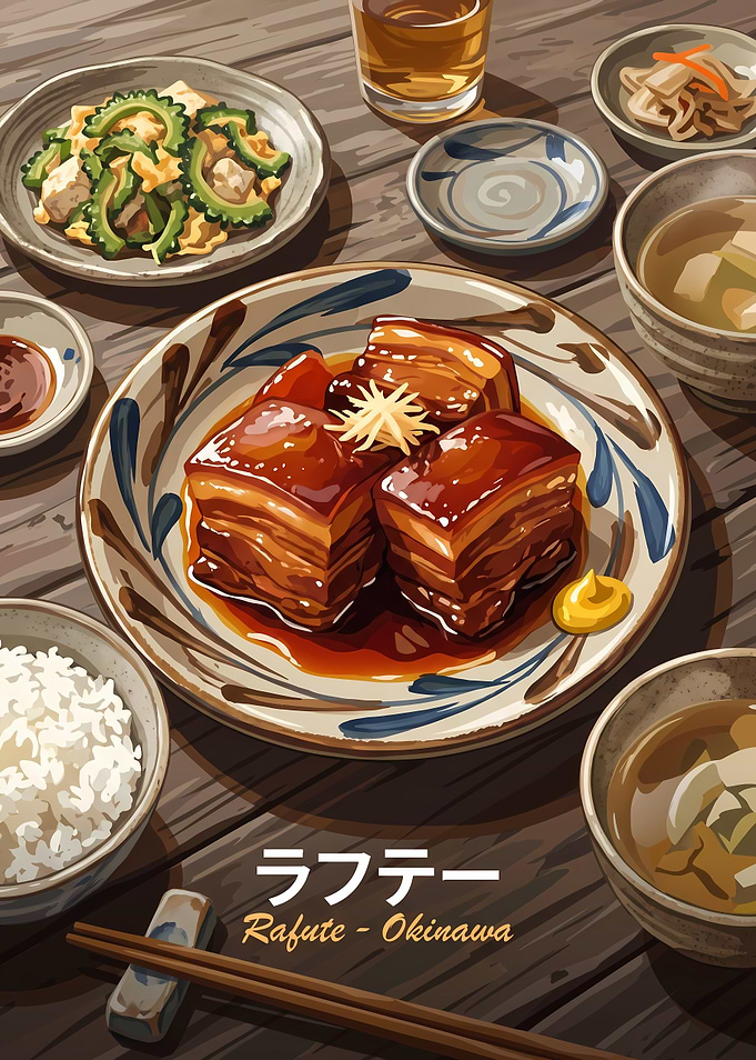 Okinawan Rafute Pork Belly Meal