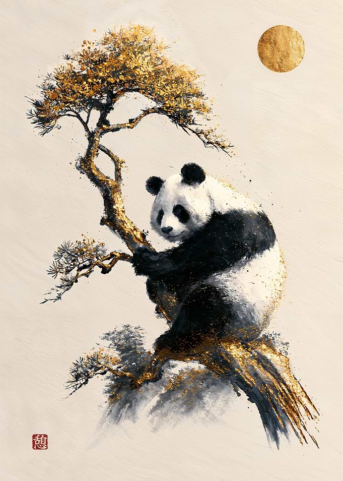 The Panda and the Pine