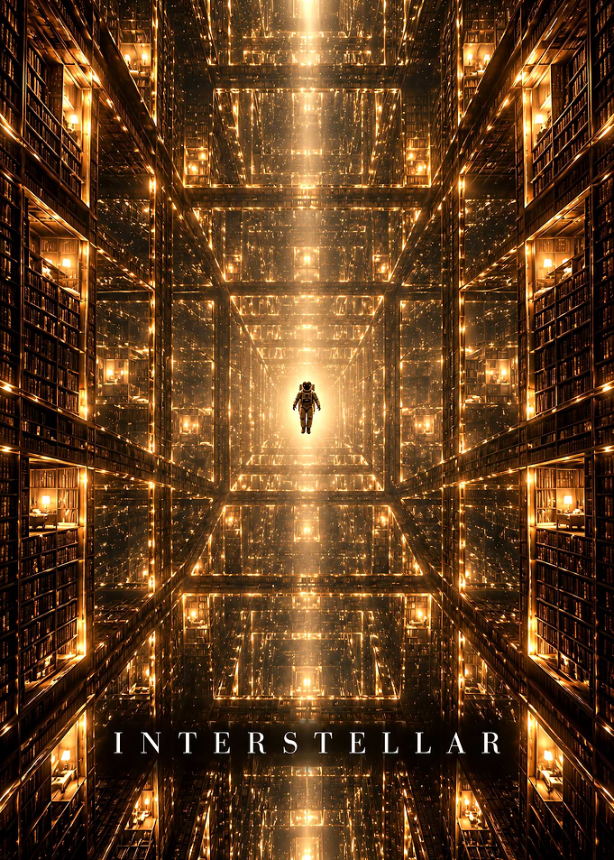 Interstellar Tesseract Movie Poster