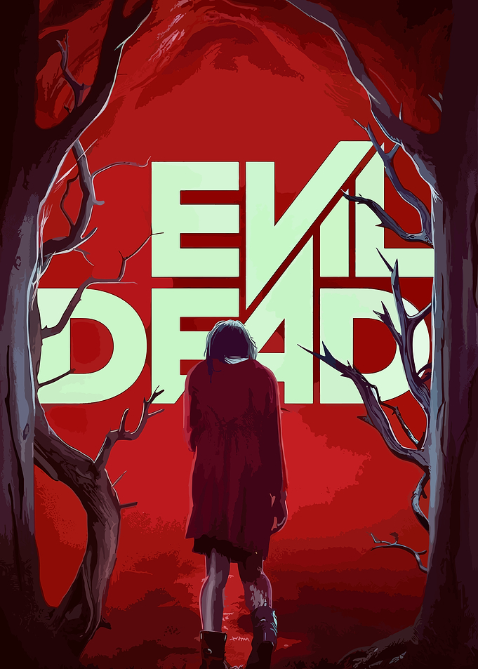Evil Dead Horror Movie Poster
