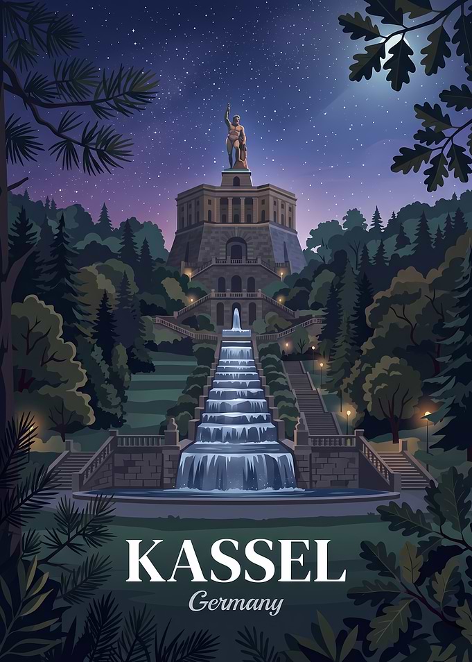 Hercules Monument in Kassel Germany
